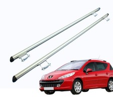 BARRE PORTATUTTO PORTAPACCHI PER PEUGEOT 207 SW 2007-2013 ALLUMINIO CORRIMANO