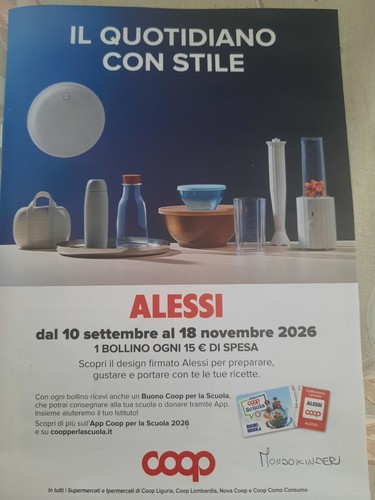 Coop alessi scheda con - ,