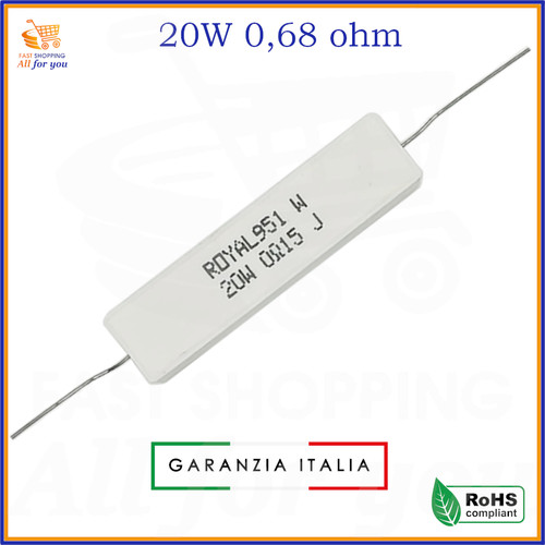 Resistenze 20w watt resistenza - resistenze,