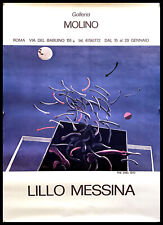 1970ca * Manifesto, Poster Arte "LILLO MESSINA - The End 1970 - Galleria Molino"