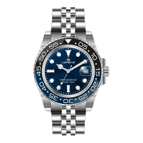 Lorenz sport uomo blu acciaio - lorenz,