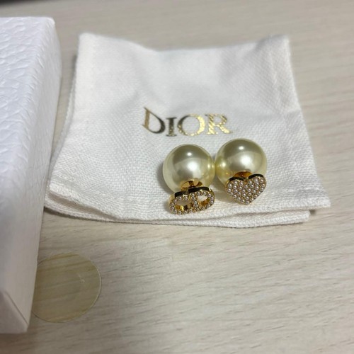 Orecchini dior perle cuore - orecchini,