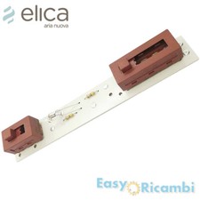 Scheda comandi cappa elica F113 Turboair con interruttori e Lampada 12,8 x 2 cm