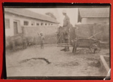 PHOTO FOTO UOMO CON CARIOLA DI