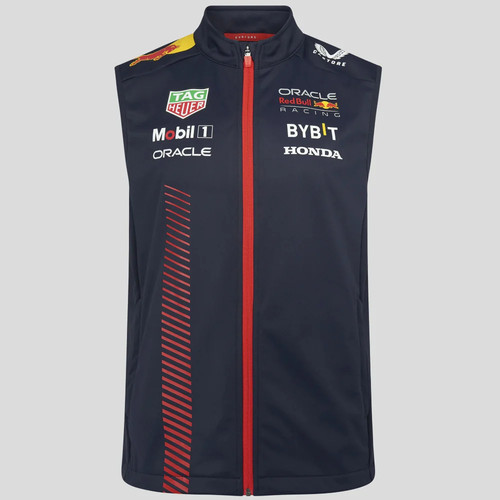 Giacca gilet ibrido red bull - red,
