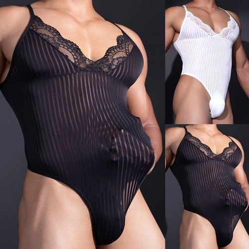 Body uomo pizzo - smanicato, tuta