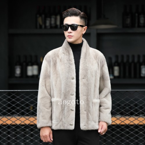 Cappotto visone uomo - ,