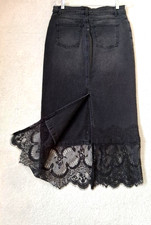 ITALIAN DESIGNER BLACK DENIM