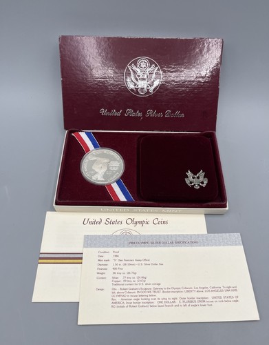 1983 olympic silver dollar - olympic,