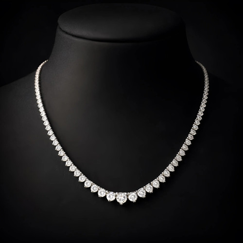 Collana tennis moissanite - collana,