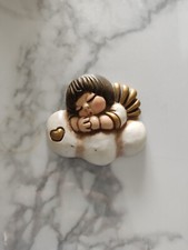 Formella  Thun Angelo su Nuvola Cuore Dorato Piccolo Difetto Thun