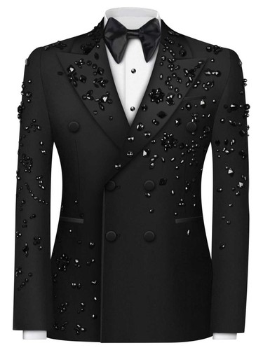 Giacca smoking uomo - , perline