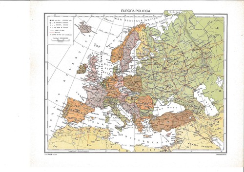 Europa cartina geografica - europa,