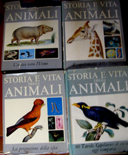 Grassè STORIA E VITA  DEGLI ANIMALI  4 volumi Opera completa  Confalonieri