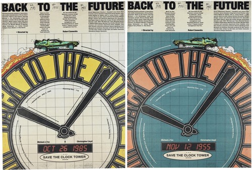 Poster ritorno futuro mondo - ritorno,