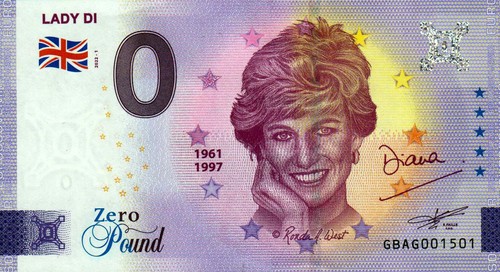 Banconota euro zero pound - banconota,
