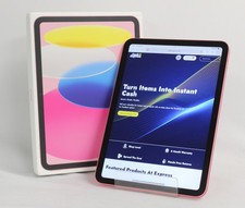 iPad A16 256GB 11" Wi-Fi Tablet con Garanzia Apple - Rosa - Reggiseno 100% (B+) 