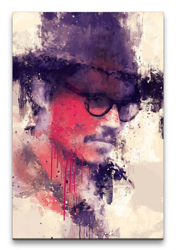 60x90 johnny depp ritratto - 60x90,