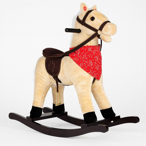 Cavallo dondolo peluche - cavallo, a