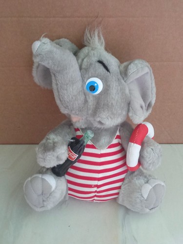 Peluche elefantino coca cola - peluche,