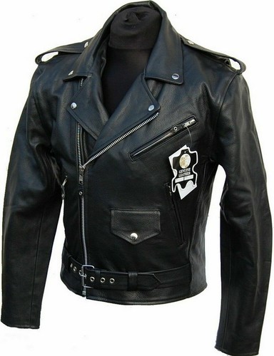 Giacca pelle brando - giacca, di