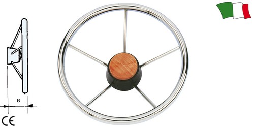 Volante ruota timone razze - volante,