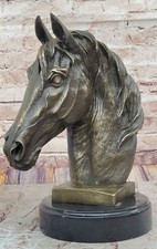Statuetta Bronzo Cavallo Testa
