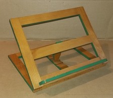 Leggio in legno naturale