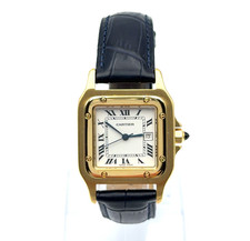Orologio Cartier Panthere oro giallo 18 carati automatico 28,4x29 mm vetro zaffiro