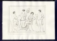 SCENA SU VASO ANTICO ,  di