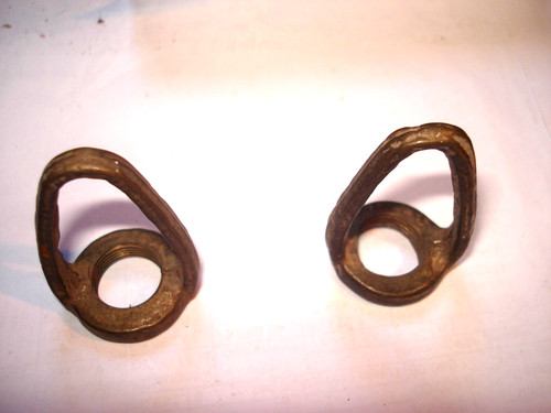 Ganci metallici ottone - 2, in