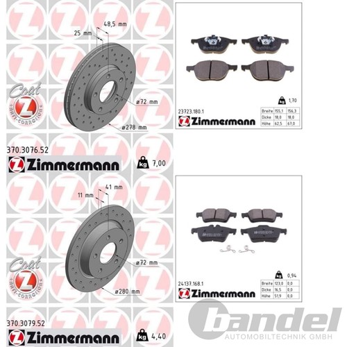 Zimmermann sport dischi freno - dischi,