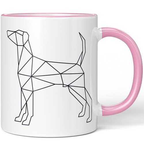 Dobermann origami stil - dobermann,, origami-stil
