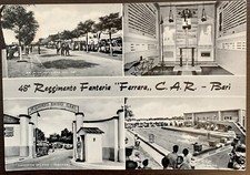 Foto Cartolina 48° Reggimento Fanteria "Ferrara" CAR Bari - FG VG anni '50