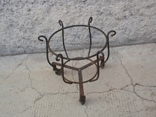 Porta vaso in ferro battuto