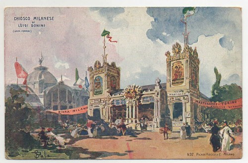 Cartolina antica milano - cartolina,