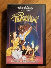VHS La Bella E La Bestia 1992 Ed Walt Disney Fuori Catalogo Raro Ottimo