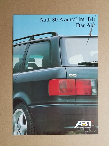 Brochure abt audi - abt, 80