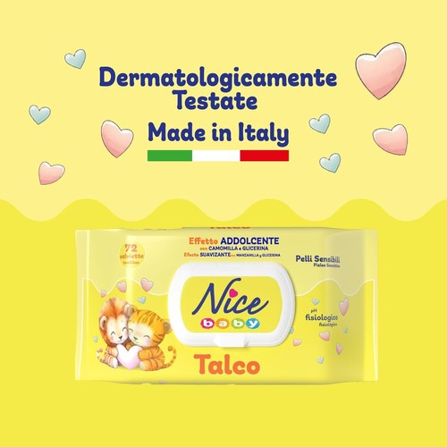 Nice baby salviette talco - baby,