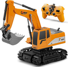 Escavatore Telecomandato per Bambini,Escavatori Radiocomandato Con Spalletta in 