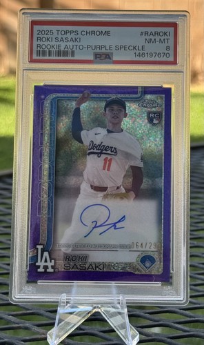 Topps chrome 2025 roki - rc,