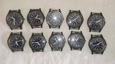 Lotto Di 10 Orologi Vietnam War  Military Watch Verdi. 