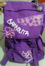 ZAINO SCUOLA ESTENDIBILE BAMBOLITA COME SEVEN E INVICTA RAGAZZA VIOLA USATO
