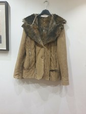 CULT VINTAGE Giacca Montone Eco Donna Etnic chic 70s Woman Jacket Sz 42 coconuda