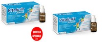 2X Vitalmix JUNIOR Energia Integratore Alimentare 14 + 14 Flaconcini da 10 ml