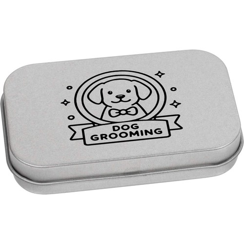 Dog grooming emblem scatola - grooming,
