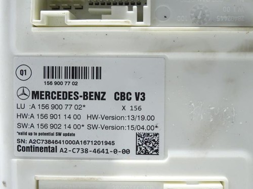 Centralina mercedes classe gla - centralina,