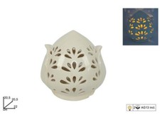 Pumo in ceramica bianca