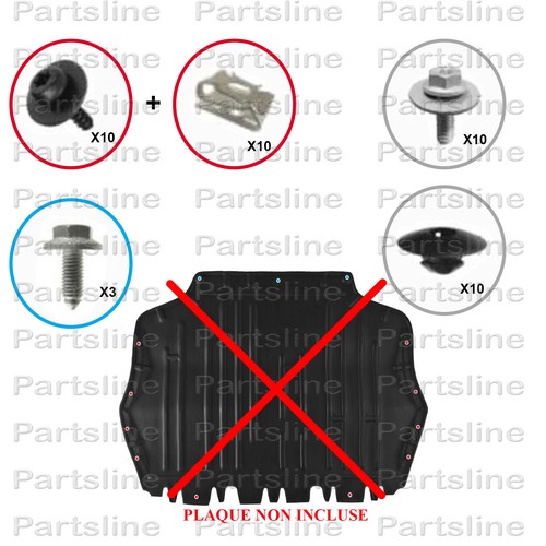 Kit vis cache - protection, sous