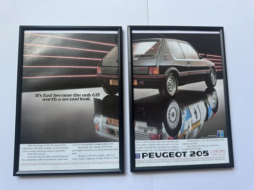 Framed peugeot 205 turbo - framed,